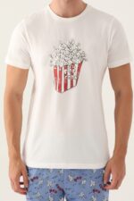 ⁦RP3373 كابلز طقم بيجاما للرجال قطن شورت قطعتين"POP CORN"⁩ - الصورة ⁦6⁩