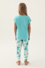 RP3394 طقم بيجاما قطن من كولكشن الام مع ابنتها بلون صيفي مميز - الصورة 11