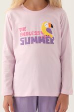 RP3401 طقم بيجاما للفتيات قطن قطعتين - الصورة 2