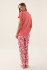 RP3410 من كولكشن الام مع ابنتها طقم بيجاما قطعتين قطن - الصورة 6