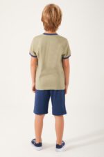 ⁦US1350 US POLO طقم شورت للاولاد قطعتين قطن بتصميم مميز⁩ - الصورة ⁦6⁩