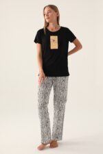 AR2897-S طقم بيتي قطن للنساء بتصميم راقي والوان مميزة