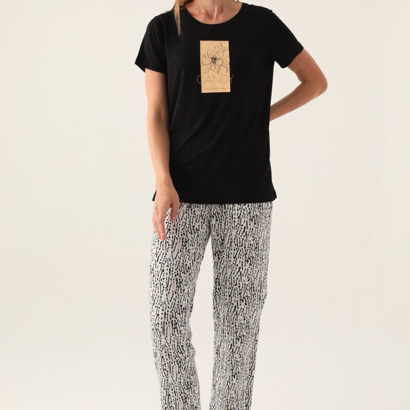 AR2897-S طقم بيتي قطن للنساء بتصميم راقي والوان مميزة