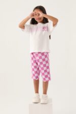 RP3381 تريننج برمودا قطعتين قطن للفتيات