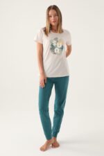 AR2872 من كولكشن العائلة طقم بيجاما قطعتين قطن - الصورة 3