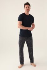 AR3012-S طقم بيجاما ثلاث قطع قطن للرجال بعلبة كرتون - الصورة 4