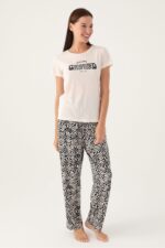 ⁦PC8787-S Pierre Cardin طقم بيتي قطن انيق وعصري⁩ - الصورة ⁦5⁩