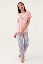 ⁦PC8799-S Pierre Cardin طقم بيجاما قطن الزبدة قطعتين⁩ - الصورة ⁦4⁩