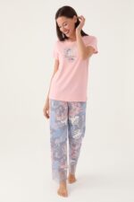 ⁦PC8799-S Pierre Cardin طقم بيجاما قطن الزبدة قطعتين⁩ - الصورة ⁦6⁩