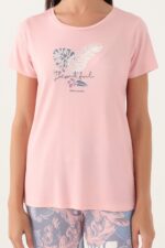 ⁦PC8799-S Pierre Cardin طقم بيجاما قطن الزبدة قطعتين⁩ - الصورة ⁦3⁩