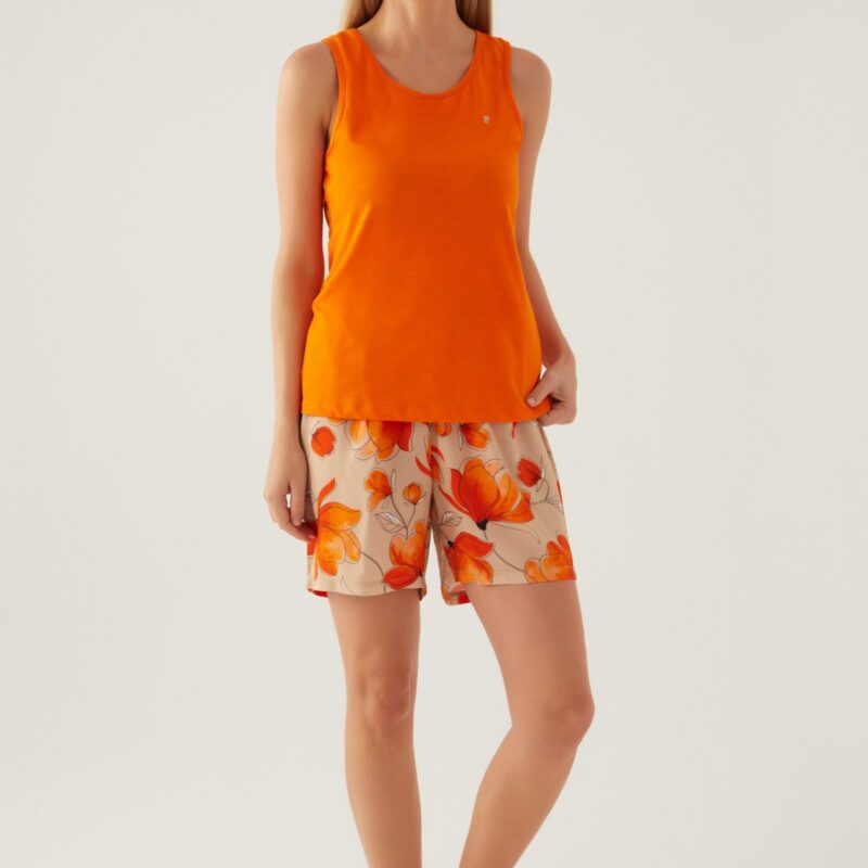 PC8814-S Pierre Cardin طقم شورت قطعتين بلون صيفي مميز