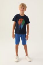 RP3345 طقم شورت قطن من كولكشن الاب مع ابنه - الصورة 9