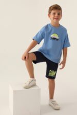 RP3348 تريننج شورت للاولاد قطن ثلاث خيوط - الصورة 3