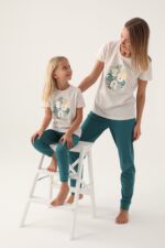 AR2872 من كولكشن العائلة طقم بيجاما قطعتين قطن