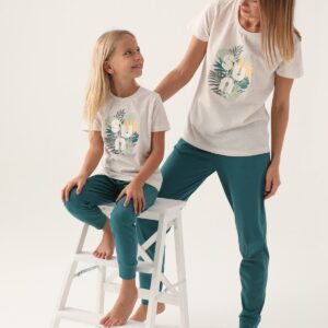 AR2872 من كولكشن العائلة طقم بيجاما قطعتين قطن