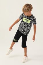 RP3343 طقم تريننج قطن قطعتين  برمودا