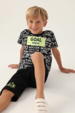 RP3343 طقم تريننج قطن قطعتين  برمودا - الصورة 2