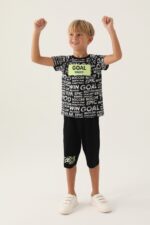 RP3343 طقم تريننج قطن قطعتين  برمودا - الصورة 3