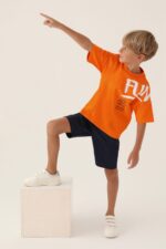 ⁦RP3352 تريننج  قطن ثلاث خيوط فلو سايز للاولاد⁩ - الصورة ⁦4⁩