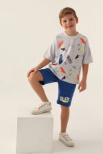 RP3355 طقم تريننج للاولاد قطن ثلاث خيوط فلو سايز - الصورة 3