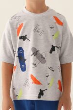 RP3355 طقم تريننج للاولاد قطن ثلاث خيوط فلو سايز - الصورة 4