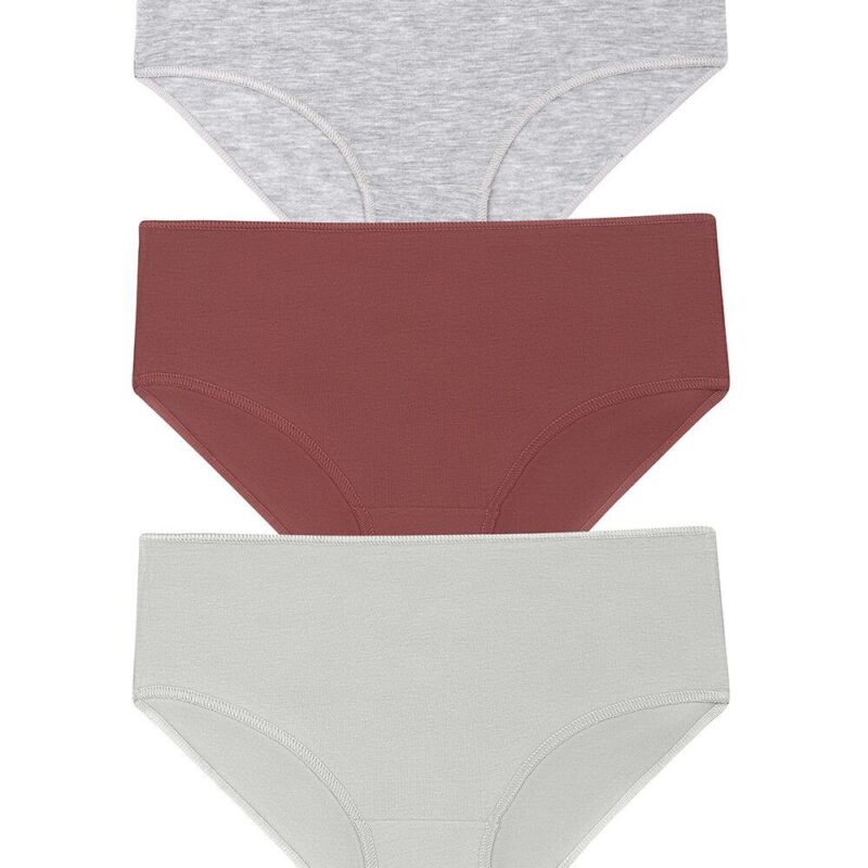 ST0040601 كلوت قطن داخلي خصر عالي عدد 3 قطع