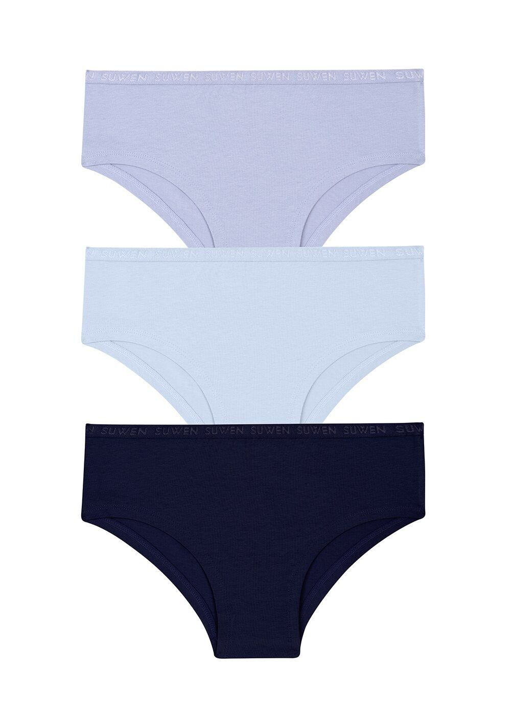 3P SUWEN ELASTIC SHORT كلوت الاستيك قصير (ملون ازرق)