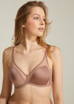 SW5975 Invisible Tulle Bra Cappuccino صدر قصة ليزر من دون سلك - الصورة 3