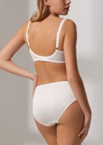 SW8360 Isabelle Slip سليب ايزابيل لون ابيض خصر عالي - الصورة 3