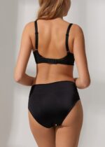 SW8360 Isabelle Slip سليب ايزابيل لون اسود خصر عالي - الصورة 3