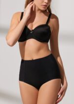 ⁦SW9020 Slip Corsette مشد لباس داخلي لون اسود قصته ليزر⁩ - الصورة ⁦2⁩