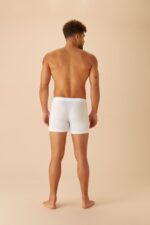 MEN SHORT BOXER بوكسر رجالي SW0006603 لون ابيض - الصورة 3