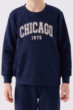 RP3417 تريننج للاولاد قطن ثلاث خيوط CHICAGO - الصورة 4