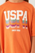 US1405 US POLO ASSN تريننج شورت للفتيات قطن قطعتين - الصورة 2