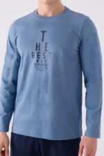 AR3142-S طقم بيجاما للرجال قطن قطعتين - الصورة 3