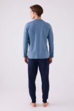 AR3142-S طقم بيجاما للرجال قطن قطعتين - الصورة 5