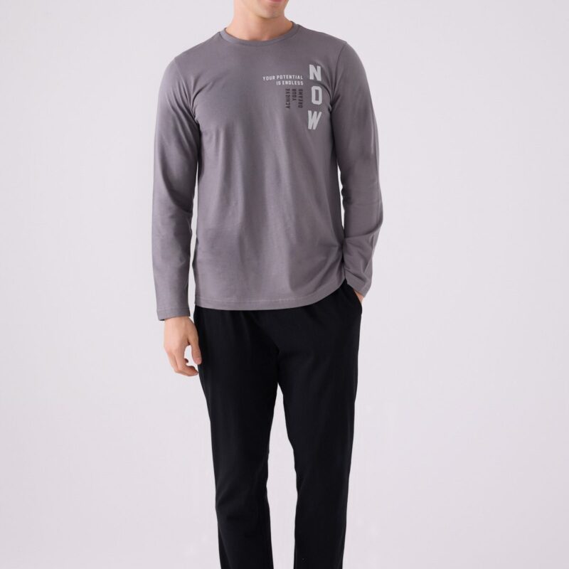 AR3144-S طقم بيجاما للرجال قطن قطعتين