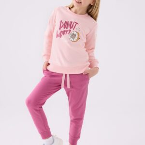 RP3469 Doughnuts تريننج للبنات مبطن ودافئ