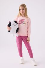 RP3469 Doughnuts تريننج للبنات مبطن ودافئ - الصورة 3