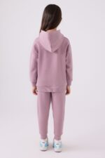 RP3500 تريننج للبنات قطن مع طاقية مبطن ودافئ لون ليلكي - الصورة 5