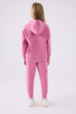 RP3500 تريننج للبنات قطن مع طاقية مبطن ودافئ لون زهري - الصورة 5