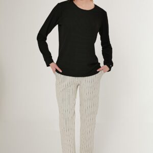 PC8757 PIERRE CARDINطقم بيتي انيق للنساء قطعتين