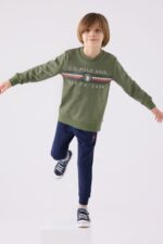 US1907 US POLO ASSN تريننج ماركة يو اس بولو للاولاد مبطن