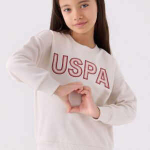 US1964 US POLO ASSN تريننج ماركة يو اس بولو للبنات قطن ثلاث خيوط