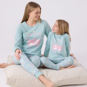 RP3486 طقم بيجاما من كولكشن الام وابنتها قطعتين قطن