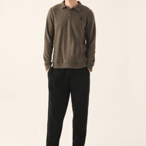 Ar2799 طقم بيجاما للرجال بلوز تريكو مع بنطال