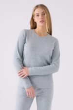 PC8908-S Pierre Cardin طقم بيجاما قطعتين لون ازرق مخضر - الصورة 3