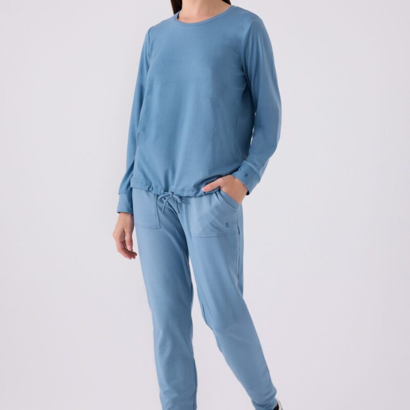 PC8925-S PIERRE CARDIN طقم تريننج للنساء قطعتين لون ازرق