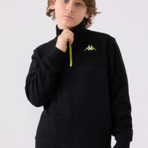 361W1KW KAPPA بلوز لون اسود دافئة من ماركة كابا العالمية