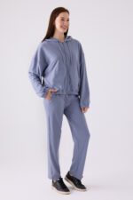 ⁦AR3110-S طقم تريننج للنساء قطعتين لون بترولي⁩ - الصورة ⁦8⁩